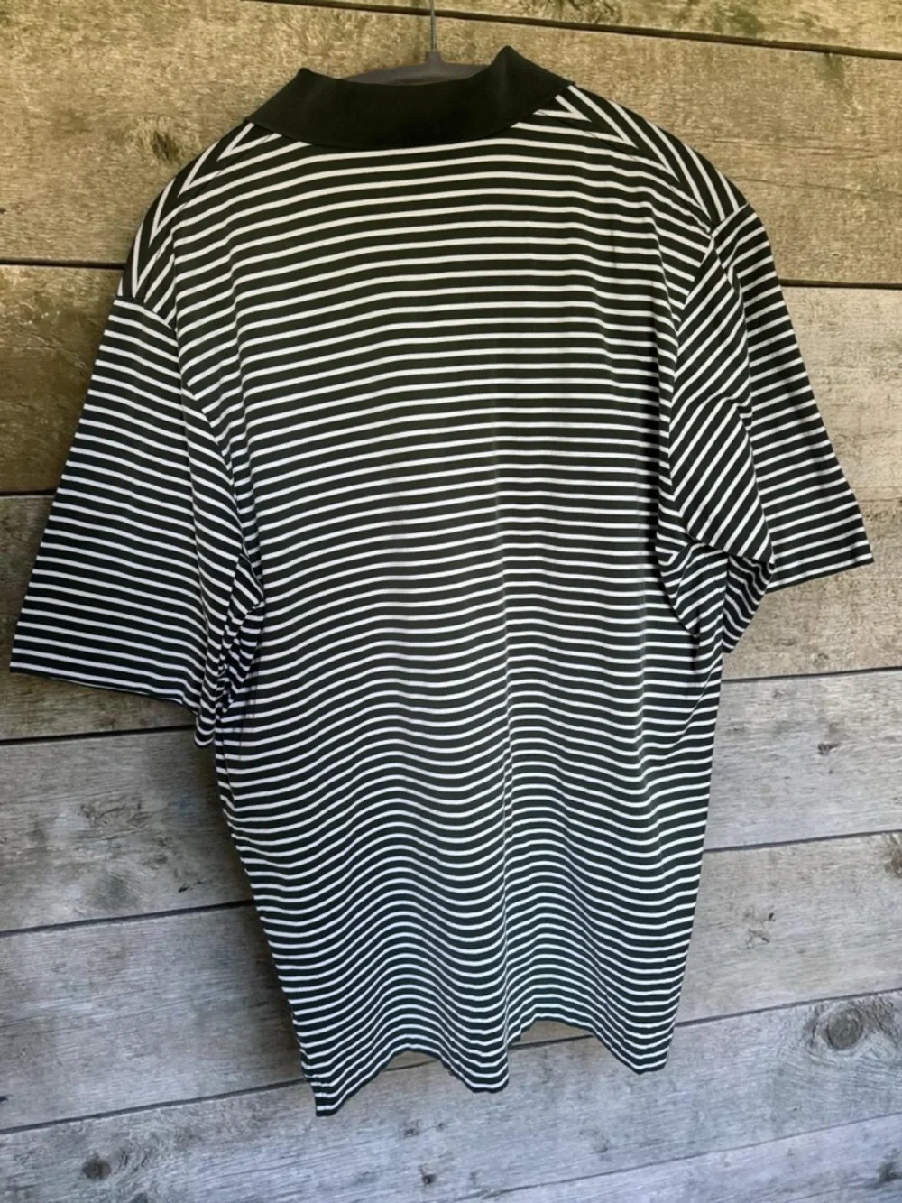 Title:
Polo Golf Ralph Lauren Striped Shirt Men’s M Pima Cotton Green White - Picture 8 of 8